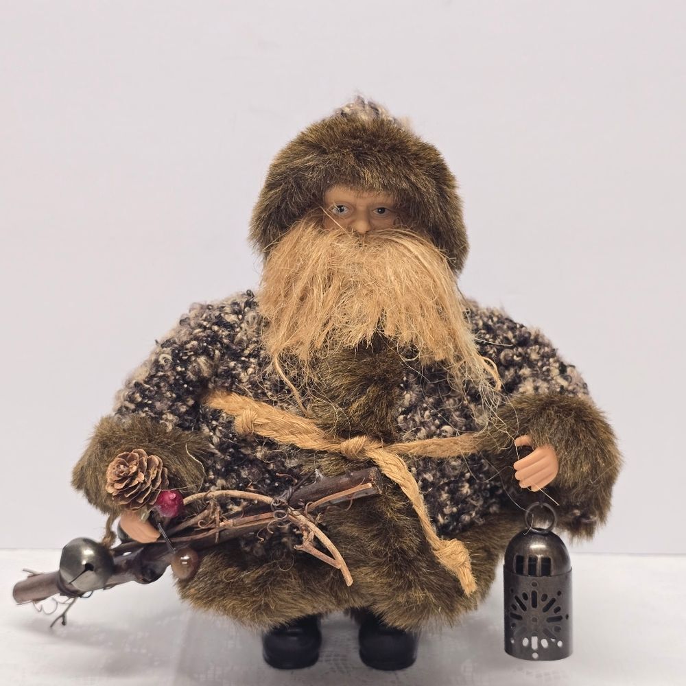 Dan Dee Collector's Choice Woodland Vintage Forest Santa Claus Cottage Christmas